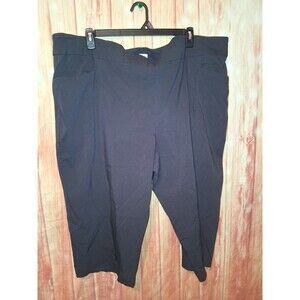 Terra & Sky Gray Taper Pull-on Capri Pants Sz 4X